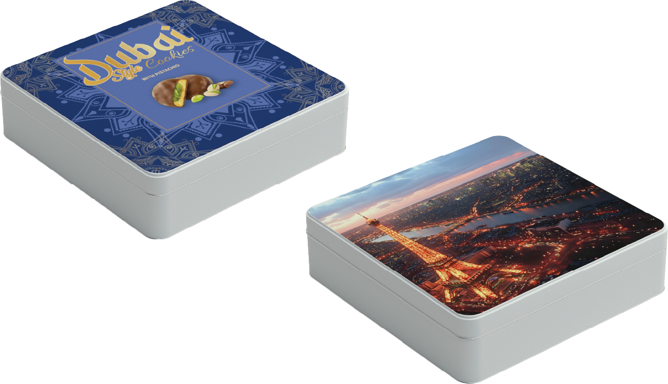 USM square metal box