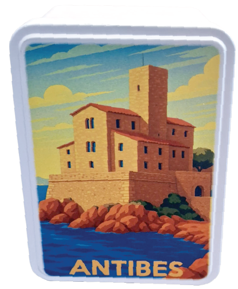 Petit Box with a printed Antibes design